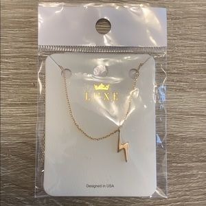 Fashion Nova Love Struck Necklace in Gold NIP